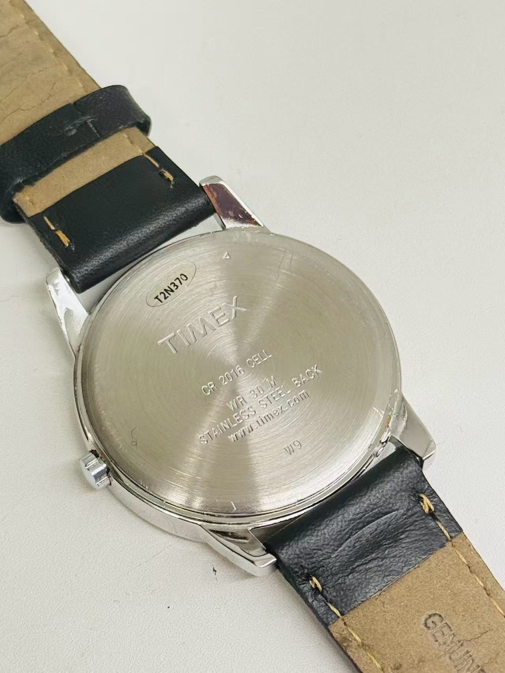 Timex Indiglo Men WR30M Black Dial Quartz Watch 40mm New Battery Works - Picture 10 of 10